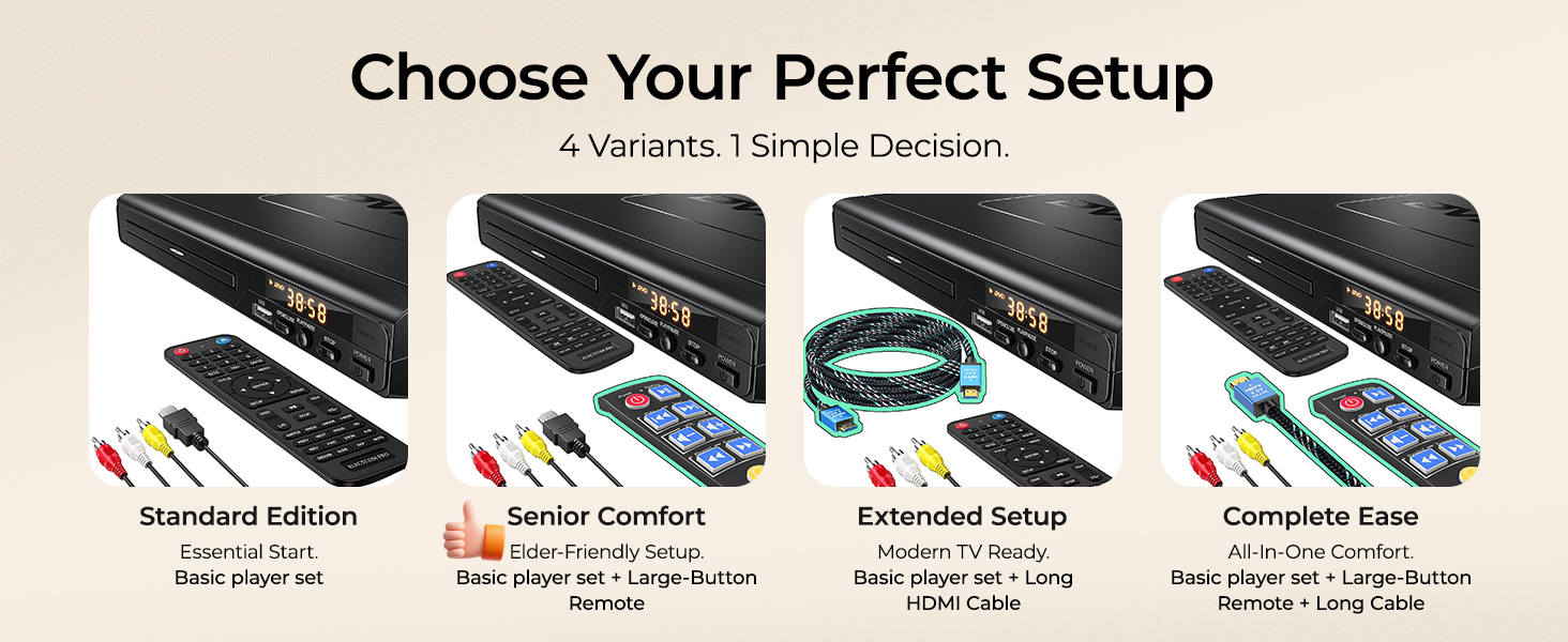 Choose Your Perfect Setup