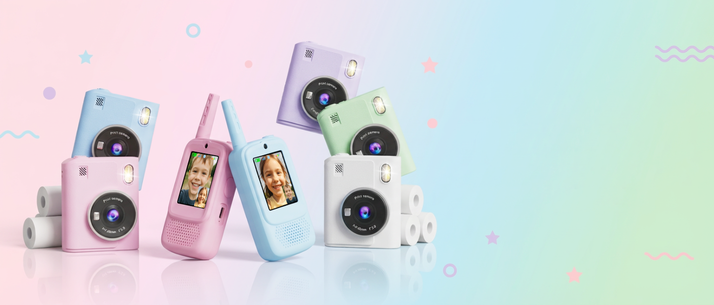 Video Walkie Talkies for Kids&amp;amp;amp;amp;Instant Print Camera for Kids