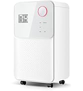 ARLIME 32 Pints Dehumidifier, 2000 Sq.ft Dehumidifiers for Basement & Home, 0.5G Water Tank, Quie...