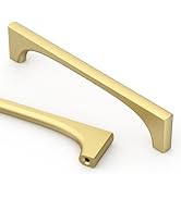 Asidrama 10 Pack 5 Inch(128mm) Brushed Gold Cabinet pulls Kitchen Cabinet Handles, Cabinet Pulls ...