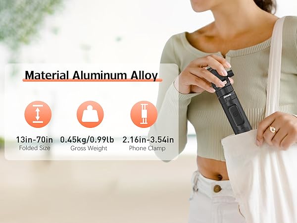 portable and compact phone tripod can carry everywhere