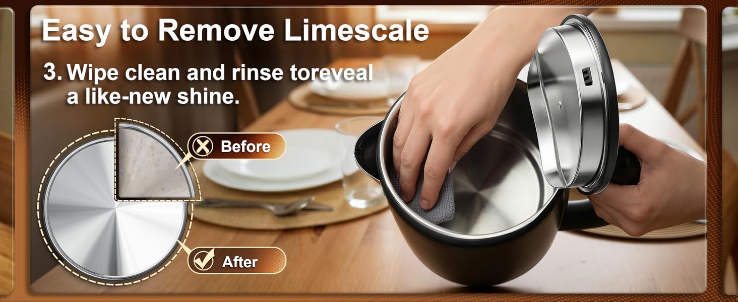 Easy to Remove Limescale