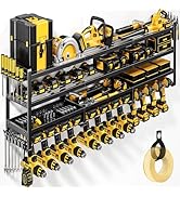 POKIPO Upgrade 49" W Large Power Tool Organizer Wall Mount, 4 Layer Heavy Duty Loads 800 lbs, Too...