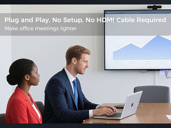 Plug and Play, No Setup, No HDMCable Required