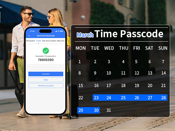 keyless entry door lock