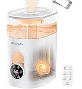 Humidifiers for Bedroom Large Room Home - GloryAir 6L Quiet Top Fill Cool &amp; Warm Mist Humidifier ...