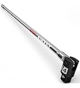 KIRXST 41-Inch 3/4” Drive Breaker Bar, Heavy Duty Extension Breaker Bar, 250° Rotatable Head, Pre...