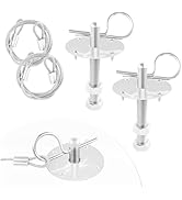 Stainless Steel Car Hood Pins Kit - Car Hood Release Pin for Reducing Shaking - Unive...