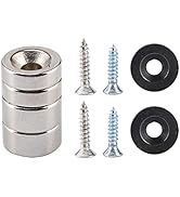 Akozon Glove Box Repair Kit, Glove Box Lid Latching Repair Fix Kit 10 Pieces of Magnet Screw Gask...