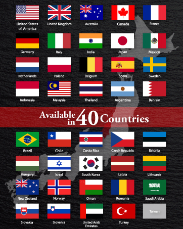 SUIZAN products are available in 40 countries