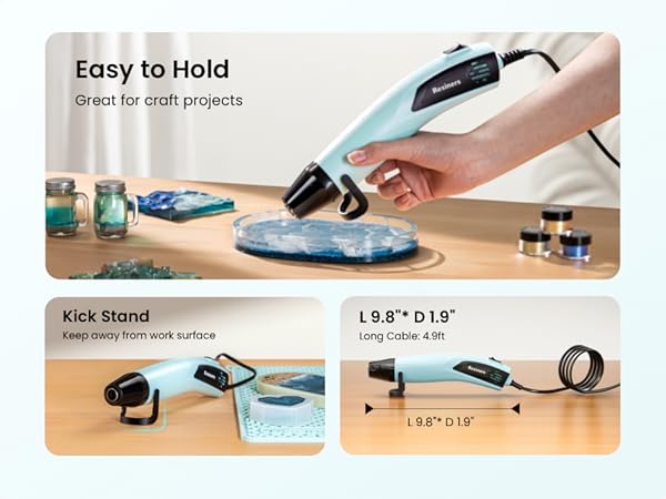 heat gun for resin