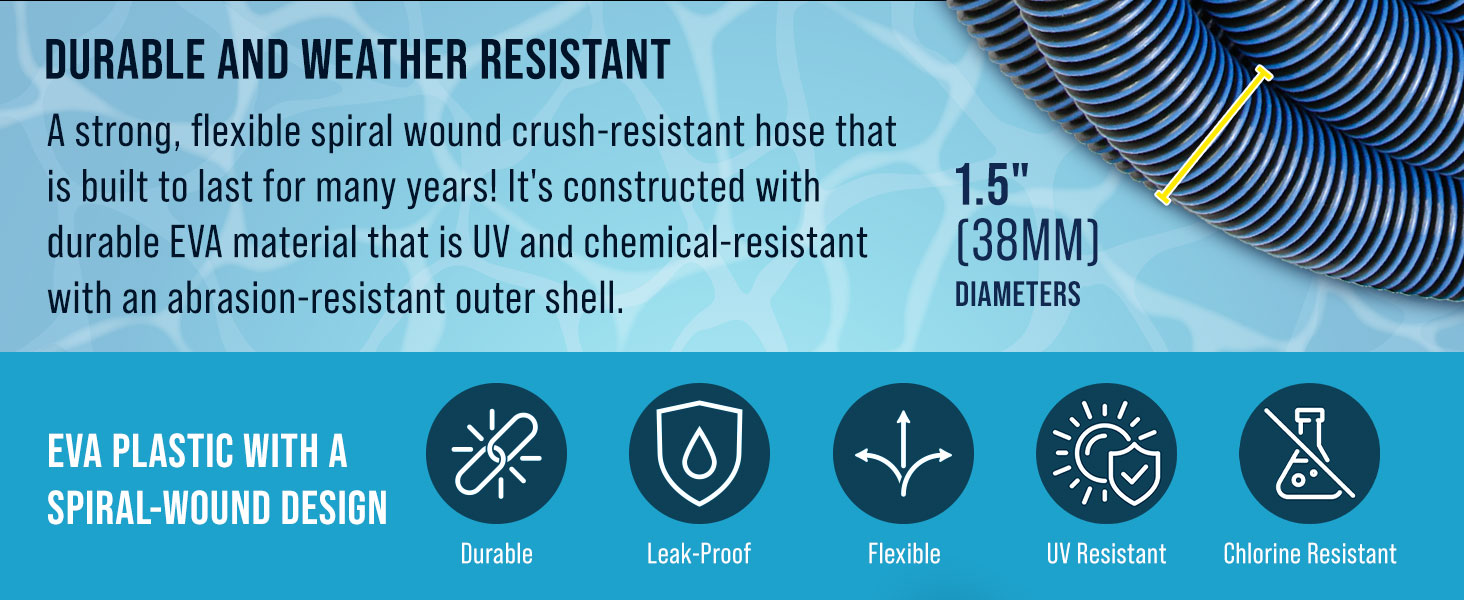 pool vacuum hose inground swivel cuff spiral cleaner filter pump inlet connector flexible