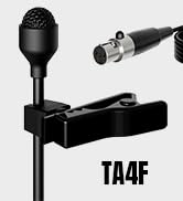 JK MIC-J 044 Lavalier Lapel Microphone Compatible with Shure Wirelress Bodypack Transmitters