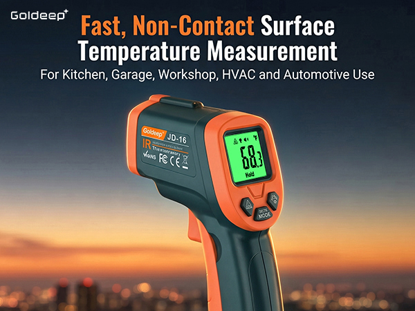 Infrared Thermometer Gun for Cooking, Meat, Oven