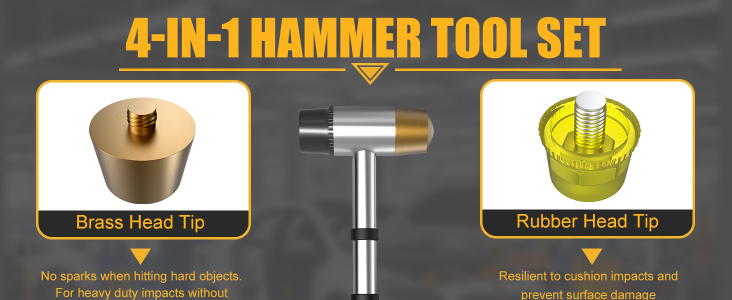 gunsmith hammer copper nylon gunsmithing hammer