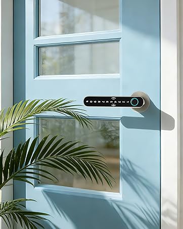 Fingerprint Door Lock with Handles