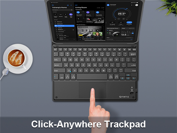 Bluetooth Keyboard with Touchpad