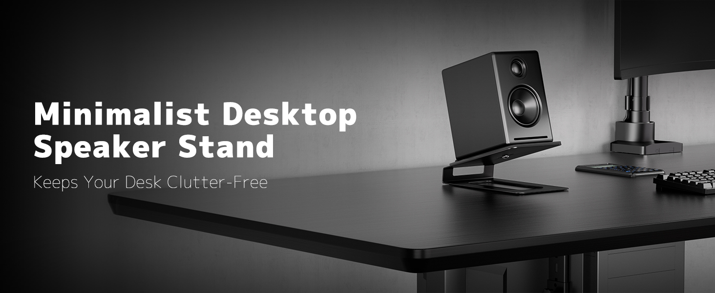 Minimalist Desktop Speaker Stand