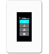 LANBON Tuya LCD Smart Ceiling Fan and Light Switch, 1/2 Gang Single Pole Smart Switches, 2.4GHz W...