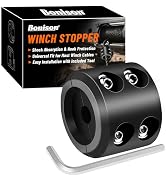 Bonison Winch Stopper for Cable. Truck UTV ATV Rubber Winch Cable Stopper, Protects Towing Hook, ...