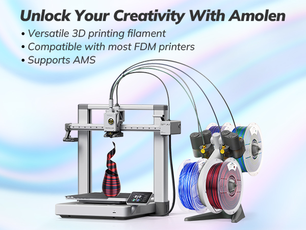 PLA 3D Printer Filament Silk Shiny PLA 1.75mm Color Change Printing Filament 