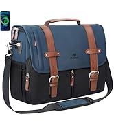 MATEIN Messenger Bag for School with USB Charging Port, Large Crossbody Satchel 15.6 inch Student...
