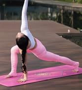 Liforme Printed Yoga Mat Rainbow Pink Gratitude
