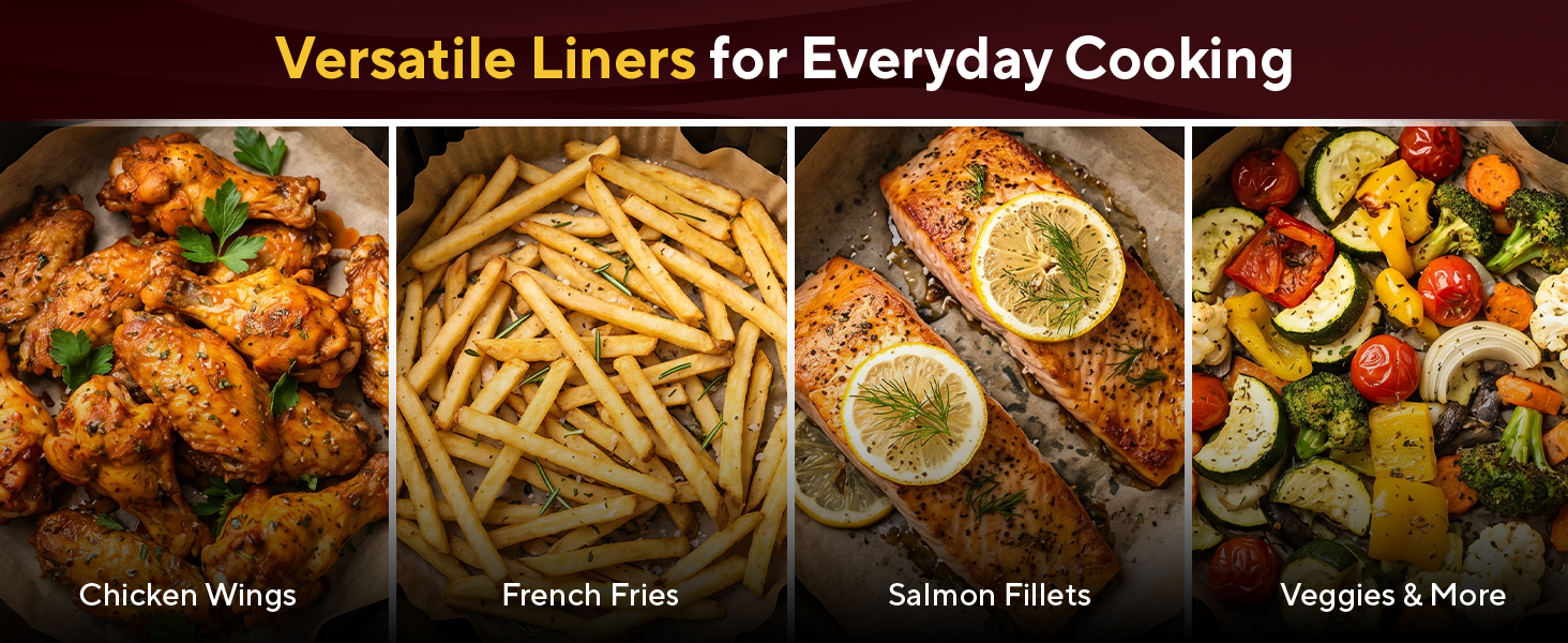 air fryer airfryer peper liners ninja foodi smart XL grill disposable parchment nonstick heat safe
