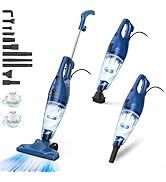 Corded Vacuum Cleaner, 12-in-1 Vacuum Cleaners for Home 15Kpa Power Suction Lightweight Stick Vac...