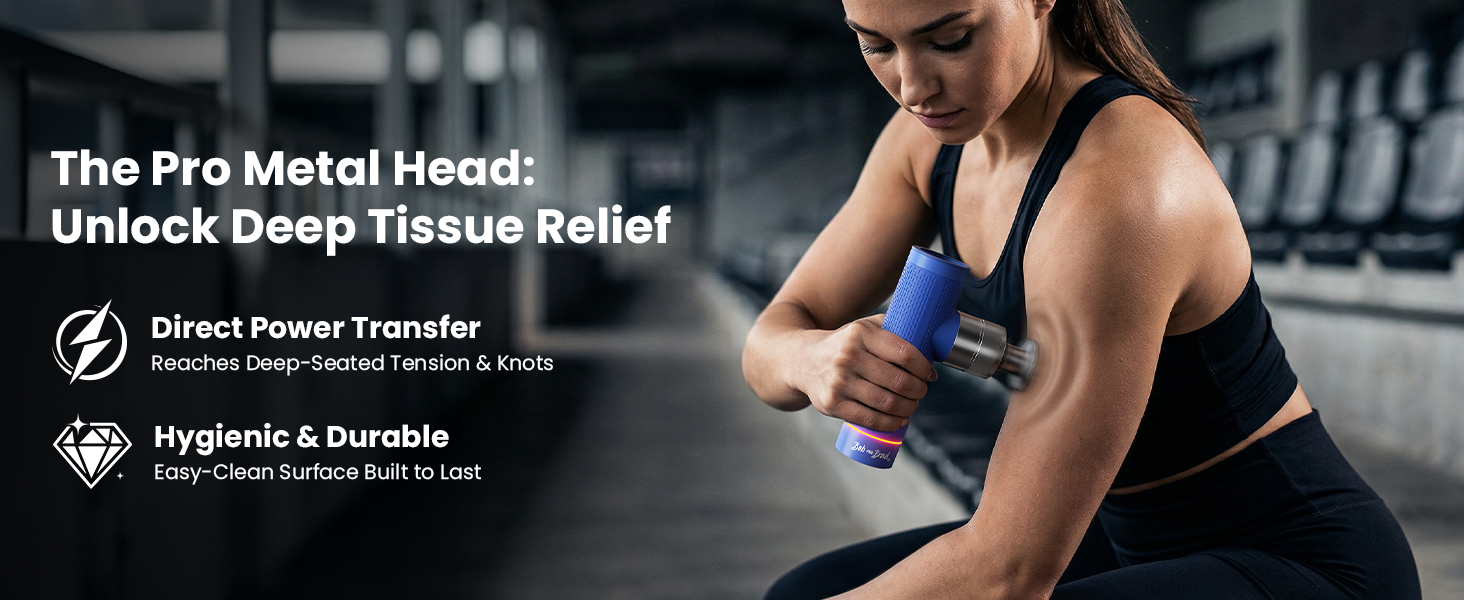 back pain relief muscle knot remover silent massager gym recovery tool travel massage gun