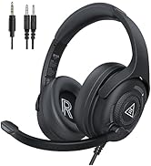 EKSA E4 AirComfy Headsets with Microphone Noise Cancelling, Over-Ear PC Headphones, Crystal Clear...