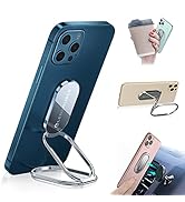 Foldable Cell Phone Stand for Desk, Adjustable Cellphone Ring Holder Finger Kickstand for Office ...