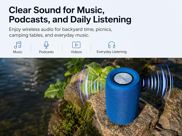 weatherproof bluetooth speaker rain splash resistant durable outdoor adventure ipx5