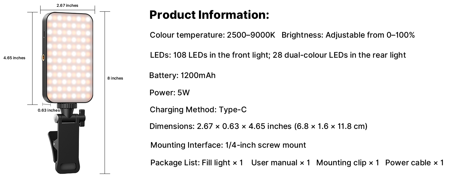 selfie light for iphone