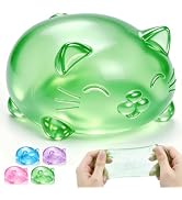 Stress Cat Toy, Sensory Fidget Toy, Sugar Filled Squishy Toys for Kids Stress Relief - High Densi...