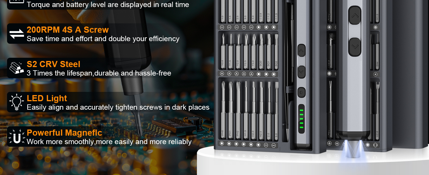mini electric screwdriver kit