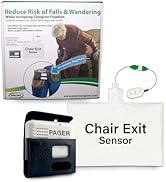 Smart Caregiver Chair Exit Alarm System with Wireless Pager and for Fall Prevention | Chair Alarm...