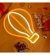 ENUOLI Hot Air Balloon Neon Signs,LED Balloon Neon Light for Wall Decor,Battery/USB Powered Ballo...