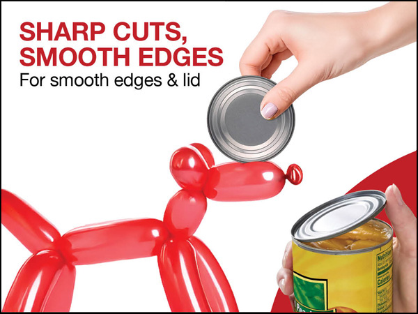 smooth cut can opener