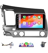 XGU 9" Android Car Stereo for Honda Civic 2006 2007 2008 2009 2010 2011 Apple CarPlay &amp; Android A...