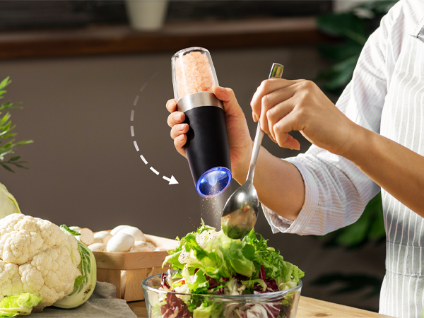 black pepper grinder automatic salt and pepper grinder