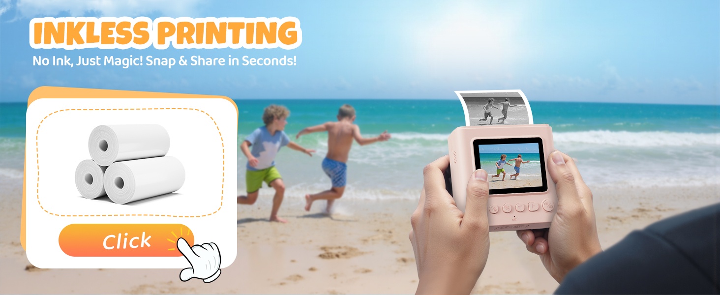 Kids Camera Instant Print