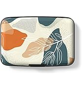 Hsxnam Credit Card Holder for Women, Small RFID Metal Credit Cards Wallets Cute Business Card Hol...