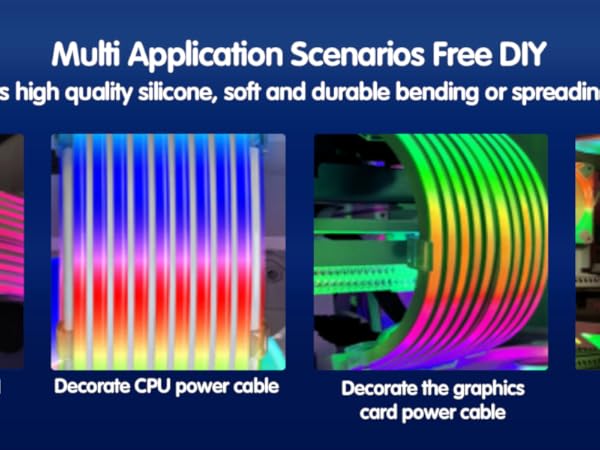 ARGB PSU Cable, ARGB PC Cable for Motherboard Power Supply Extension