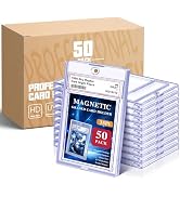 Magnetic Graded Card Slab for Trading Cards, Acrylic One Touch Card Case Holder PSA Slab Protecto...