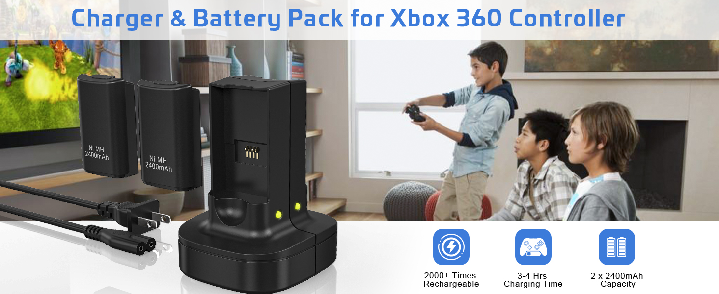 xbox 360 controller battery pack