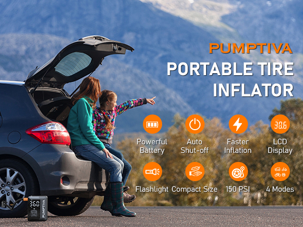 Tire Inflator Portable Air Compressor