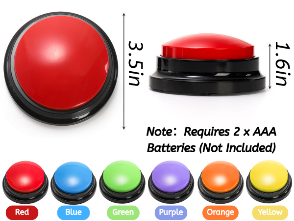 recordable button for pets