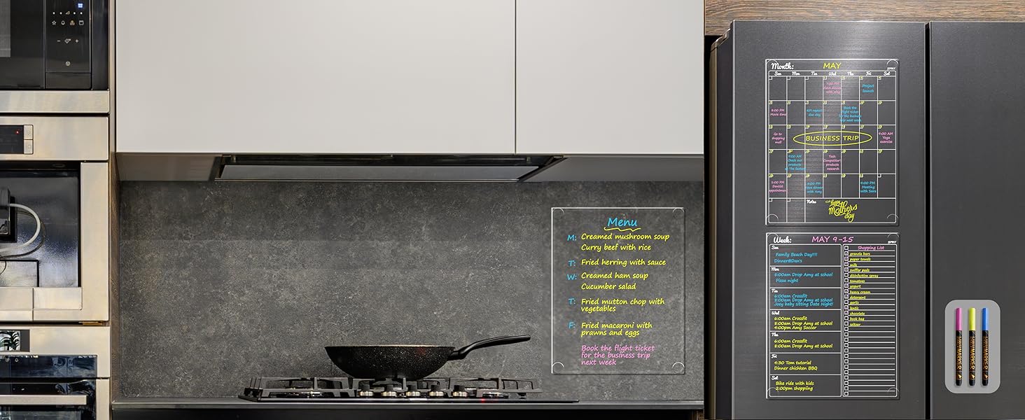 Reusable Monthly Calendar for All Smooth Surfaces