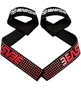 Beast Gear Weight lifting Straps - Lifting Straps for Weightlifting, Wrist Weight Straps for Men,...